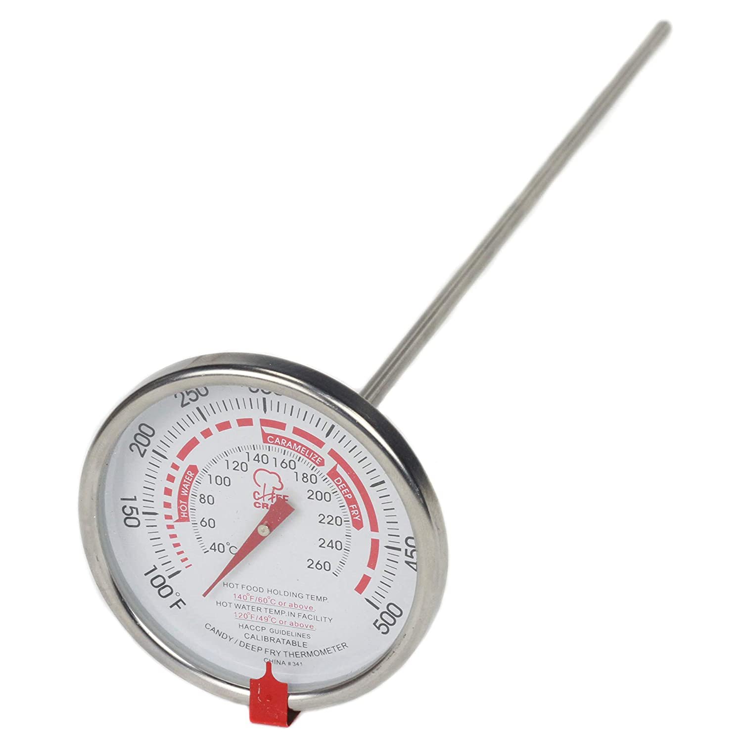 Chef Craft 13" Long Deep Fryer / Candy Thermometer with Target