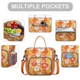 thumbnail image 2 of Pioneer Flower Floral Print Pattern Womens Lunch Box for Work,Insulated Large Lunch Bag for Tween and Teen,Loncheras Para Mujer,Leakproof Adult Lunch Bag for Work,Beach,Travel,Picnic,Camping, 2 of 7