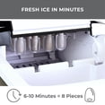 thumbnail image 4 of Kenmore Countertop Bullet Ice Maker Portable Ice Machine 26 lb/24H Self-Cleaning with Basket & Scoop, 4 of 8