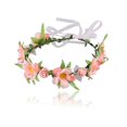 thumbnail image 4 of 6 uds diademas florales ajustables con cinta elástica flores corona guirnalda mujeres niñas adolescentes tocado para fiesta boda playa Festival Ormromra WMZY-501, 4 of 7