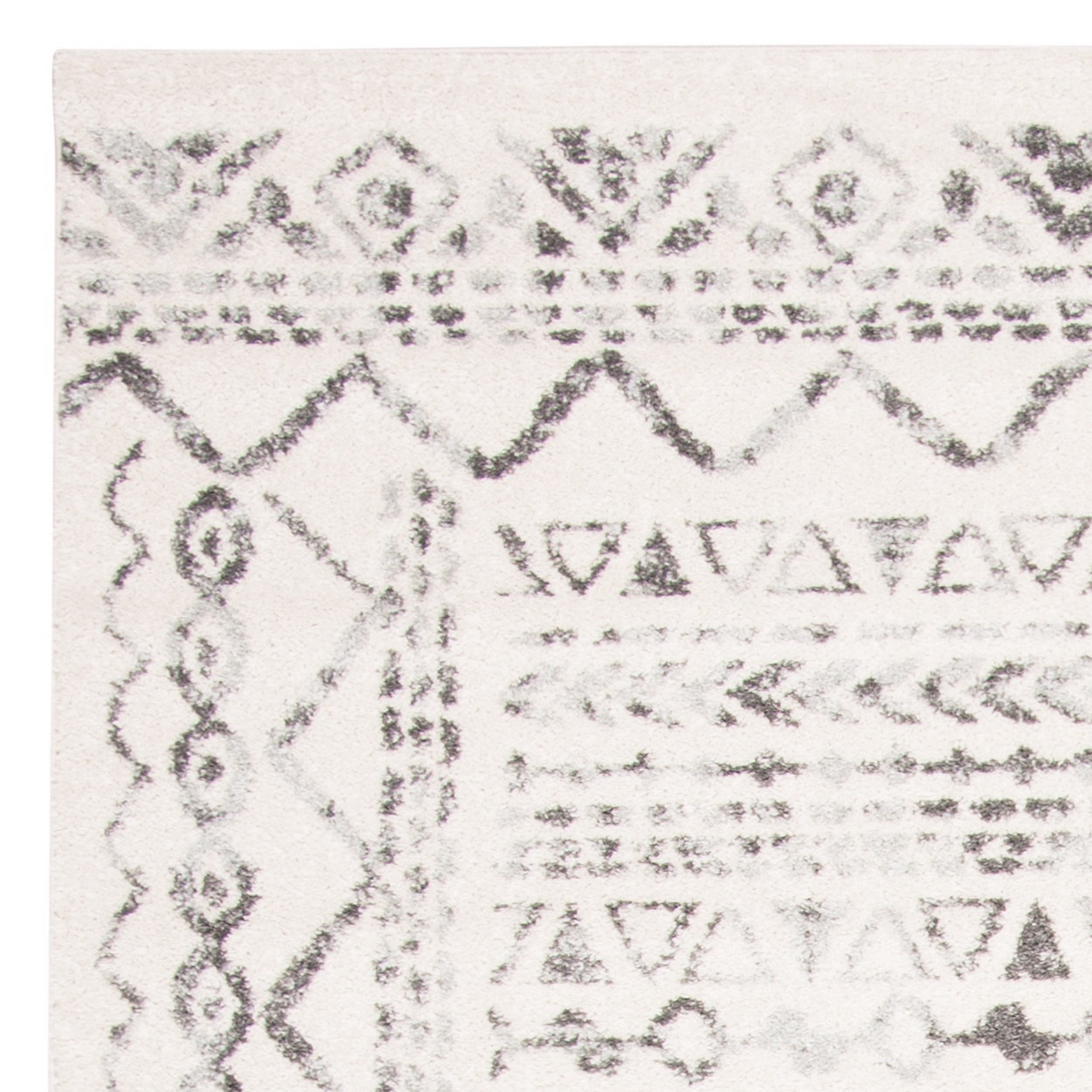 SAFAVIEH Tulum Ronald Distressed Area Rug, Ivory/Grey, 8' x 10'