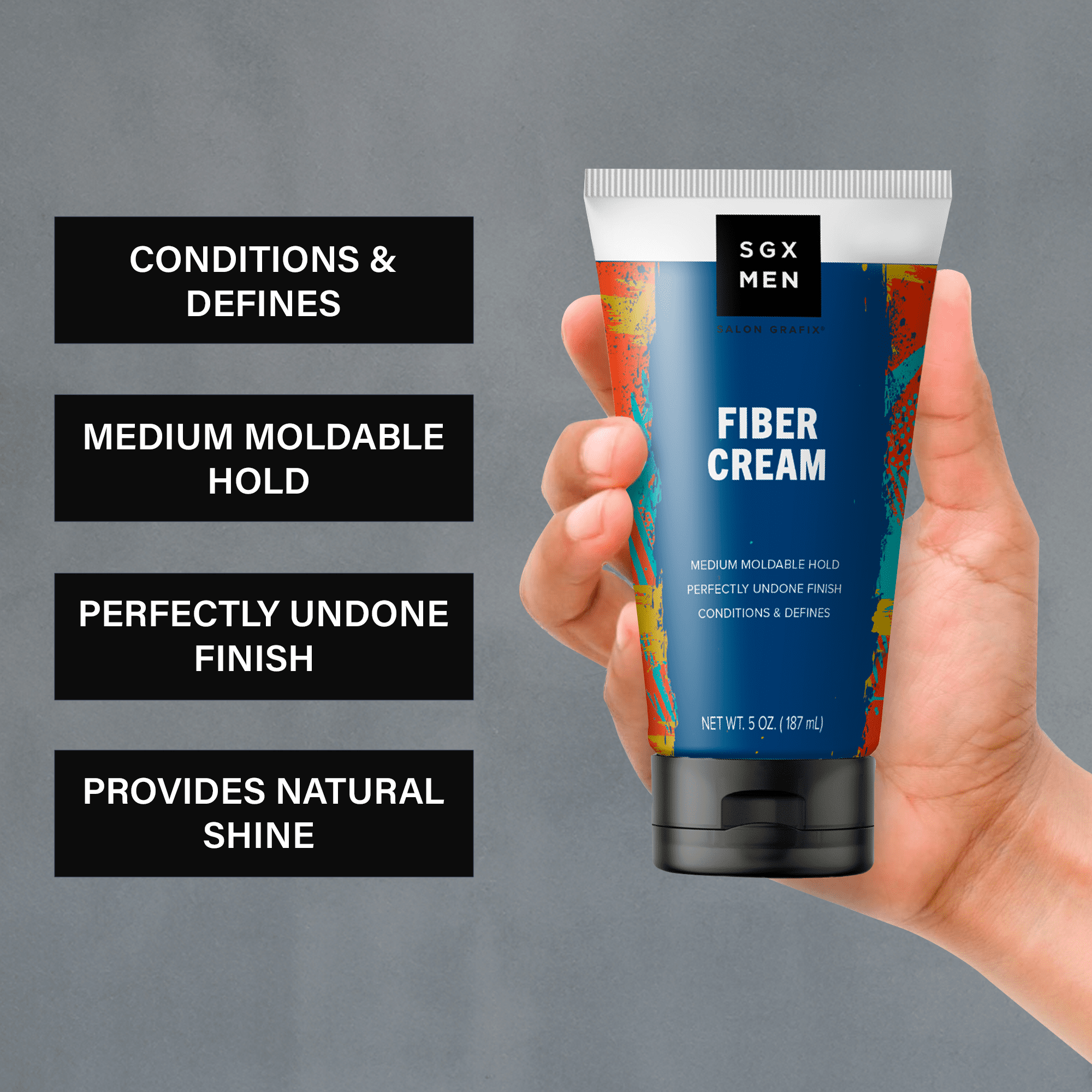 SGX NYC Men's Fiber Cream, for All Hair Types, Medium Hold, 5 oz - Walmart.com SGX NYC Men's Fiber Cream, for All Hair Types, Medium Hold, 5 oz - Walmart.com