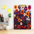 thumbnail image 2 of FORMRS Acrylic Clipboard with Low Profile Clip Standard A4 Letter Size, 12.5" x 9", Purple Flowers, 2 of 8