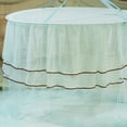 thumbnail image 4 of Dome Mosquito Net, Princess Bed Curtain Bed Canopies, Round Double Lace Curtain, with 2 Butterflies for decor, Anti Fly Insect, for Twin Full Queen King Size Bed, 4 of 7
