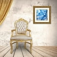 thumbnail image 3 of PhotoINC Studio 26x26 Gold Ornate Wood Framed with Double Matting Museum Art Print Titled - Blue Flowers, 3 of 4