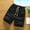 Black, variant on Juslio Mens Shorts Drawstring Solid Casual Pockets Loose Comfy Cotton Linen Cargo Shorts for Men