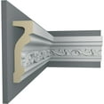thumbnail image 5 of Ekena Millwork 4 1/2"H x 1 1/2"P x 94 3/8"L (4 5/8" Repeat) Tristan Chair Rail, 5 of 6