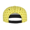 thumbnail image 2 of Zufioo Cheese 1 Print Flat Brim Baseball Cap, Sun Protection, Sweat Absorption, Adjustable Sports Cap, Suitable for Men and Women in All Seasons, 2 of 7