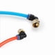 thumbnail image 4 of 3 piezas PL Serie Hilo masculino Piezas neumáticas de latón de plástico Piezas de codo igual de codo azul Elemento de conector rápido One Touch Push, 4 of 6