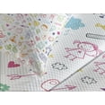 thumbnail image 4 of Ambesonne Owls Quilted Bedspread Set 3 Pcs, Angry Funny Cartoon, King Size, Multicolor, 4 of 5