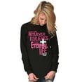 thumbnail image 3 of Whoever Believes Has Eternal Life Women Plus Size Long Sleeve Graphic Tee Brisco Brands 3X, 3 of 5