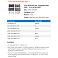thumbnail image 2 of Front Brake Pad Set - Compatible with 2008 - 2013 INFINITI G37 2009 2010 2011 2012, 2 of 2