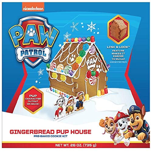 Details about   Nickelodeon Special Paw Patrol Gingerbread Pup House Link & Lock Christmas 