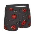 thumbnail image 3 of Haiem Red Ladybugs On Dark Background Men's Boxer Briefs, Every Day Comfort Stretch Cotton Moisture-Wicking Underwear-Large, 3 of 9