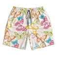 thumbnail image 5 of Goofa Retro Colorful Butterfly Printed Mens Swim Trunks Summer Quick Dry Short Beach Swimwear Bathing Suits-3X-Large, 5 of 9