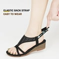 thumbnail image 5 of Ablanczoom Wedge Sandals for Women Shoes: Comfortable Open Toe Platform Women Sandals, 5 of 6