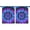 Blue Purple Tie, variant on Blackout Kids Curtains,Colorful Tie Dye Mandala Pattern Childrens Insulated Curtains Set Of 2,Bedroom Essentials,Toddler Room Decor 52"x63"