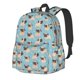 thumbnail image 1 of Disketp Funny Cartoon Pugs Mochila Escolar de Gran Capacidad y Peso Ligero, Mochila de Viaje Ideal para Escuela, Trabajo y Uso Diario, Cómoda y con Estilo, 1 of 8