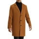 thumbnail image 4 of Abrigo Chic para Hombre con Solapa Notch, de Un Solo Botón, de Peso Medio, de Manga Larga, 2XL, Marrón, 4 of 7