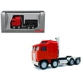 thumbnail image 5 of K100 5 Bar Grill Twin Steer Truck Tractor Red 1/87 (HO) Plastic Model Car by Promotex, 5 of 5