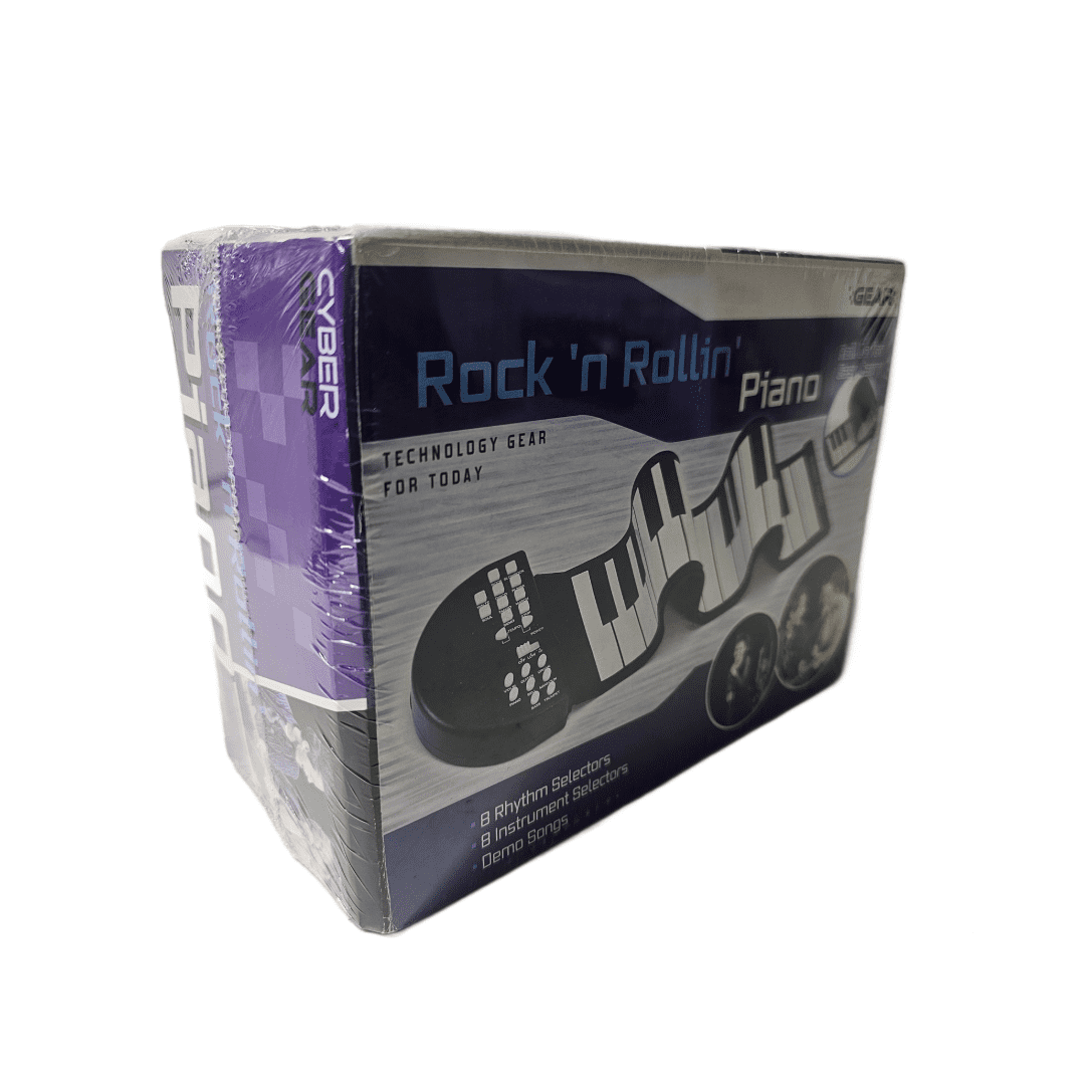 Cyber Gear Rock n' Rollin' Roll Up Piano Rubber 37 Key