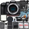 thumbnail image 1 of Canon EOS R10 Mirrorless Camera (Body) with 2 Pack 32GB Memory Card + Case + ZeeTech Accessory Bundle, 1 of 8