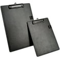 thumbnail image 4 of Yoetaun Clipboard Folder PU Leather File Paper Clip Board Writting Pad Folder Document Stationery PU Clipboard Padfolio Clip Black, 4 of 8