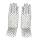 thumbnail image 2 of 1 par de guantes para mujer, cortos de tul de malla para traje de noche, accesorios de graduación, Cosplay blanco Soledad Guantes de encaje de mujer, 2 of 7