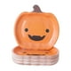 thumbnail image 1 of Platos de papel de calabaza,Juego de vajilla con platos de papel y calabaza de Halloween,Bandejas para servir vajilla Plato de cena Mueca,Platos de papel de Halloween lindos Platos, 1 of 9