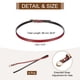 thumbnail image 2 of 4 PCS Banda de Sombrero Estirable Cinturones de Sombrero Brillantes para Mujeres Hombres Sombreros de Vaquero (Rojo), 2 of 7