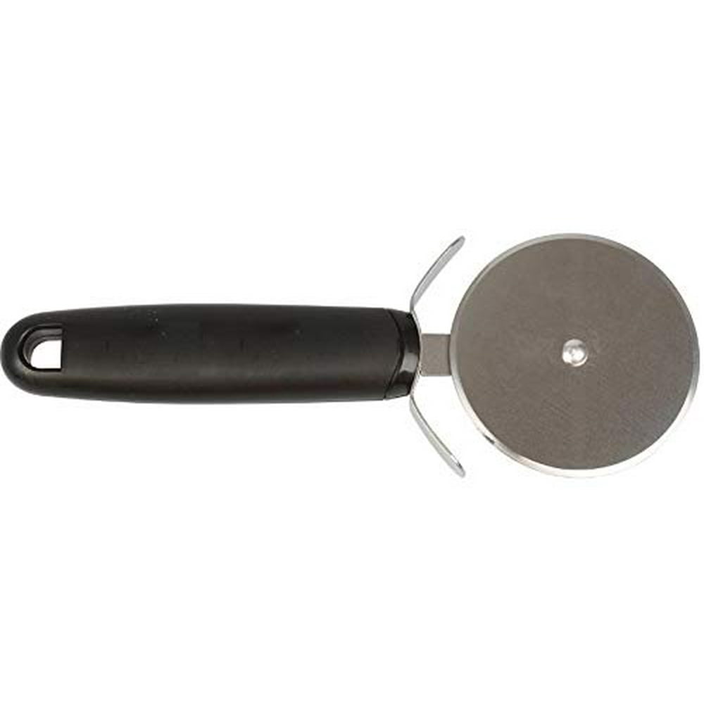 Sharp Stainless Steel Blade Portion Thin/Thick Pizza Knife 4" Wheel