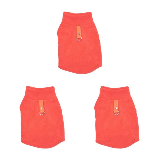 Ropa para perros Methold Chaleco Otoño e invierno Correa Estilo simple Naranja 3XL
