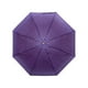 thumbnail image 3 of Paraguas de Bolsillo con Sistema Manual Reforzado con 8 Varillas Diseño Puntos Color Morado, 3 of 5