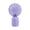 Purple, variant on Mini Portable Handheld Fan Rechargeable 250mAh Battery Quiet Personal Fan for Bed, Camping, Outdoor Strong Wind (Blue)
