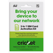 Cricket Wireless 3-in-1 SIM Card Kit