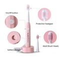 thumbnail image 5 of Byujiro Electric Toothbrush for Adults and Kids,Travel Toothbrush with 4 Brush Heads, 5 Modes PowerToothbrush, with Magnetic Base Charging, 5 of 8