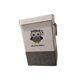 thumbnail image 5 of Contenedor de almacenamiento plegable de lino, caja organizadora de tela, portátil para organizar hogar, plegable para almohadas, ropa sucia y Búho, 5 of 9