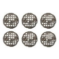 thumbnail image 2 of Oakland Living 5153-6-AP Cast Aluminum Stepping Stone Frog - Pack of 6, Antique Pewter, 2 of 2