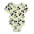 thumbnail image 2 of Disney Mickey Mouse & Friends Baby Boys' Bodysuit Pants and Bib Set Seafoam Green, 2 of 9