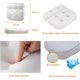 thumbnail image 2 of Cojín de baño con almohada con 6 ventosas antideslizantes, para bañera de spa, jacuzzi, bañera de hidromasaje, Home Spa (37 X 35 X 10 cm), 2 of 5