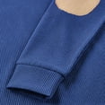 thumbnail image 5 of Snndgx Shirts for Men 1/4 Button Sleeve Corduroy Regular Daily Shirts Outdoor Casual Going out Shirts Solid Color, 5 of 6