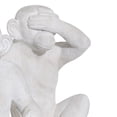 thumbnail image 4 of Polyresin Construct Famous Monkey Triplet Set, White - Saltoro Sherpi, 4 of 4