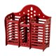 thumbnail image 2 of Wall Mounted Kitchen Utensil Holder, Plastic Cutlery Organizer for Dining Table, Countertop Storage Basket, Camping Picnic Party Supplies, Hollow Design Chopsticks Spoon Fork Knife Container Rack, 2 of 6