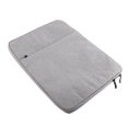 thumbnail image 3 of Funda para portátil Tela impermeable Gran capacidad Estilo simple y elegante Funda para portátil para dispositivo de 15,6 pulgadas Hombres Mujeres Gris, 3 of 5