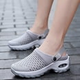 thumbnail image 4 of Tnobhg 1 Pair Women Sports Shoes Mesh Breathable Non-slip Design Quick-Dry Outdoor Rubber Shoes with Air Cushion Support, 4 of 8