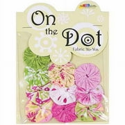 Fabric Palette On the Dot Yo-Yos 1.5" 100% Cotton 10/Pkg-Chill YoYo