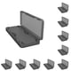 thumbnail image 3 of Seitruly Caja de almacenamiento para juegos de cartas, soporte para cubierta de interruptor, accesorios de protección antiarañazos para los Negro translúcido 10piezas, 3 of 3