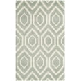 thumbnail image 2 of SAFAVIEH Chatham Graham Geometric Wool Area Rug, Gray/Ivory, 3' x 5', 2 of 8