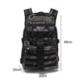 thumbnail image 3 of Mochila Molle para hombre, bolsa Oxford elástica para deportes al aire libre (Python Black) JShteea Para Estrenar, 3 of 7