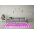 thumbnail image 3 of Ahgly Company Indoor Square Abstract Purple Modern Area Rugs, 6' Square, 3 of 4